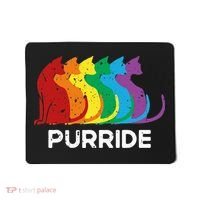 Purride Cat Pride Ally Lgbt Community Rainbow Pride Mousepad thumb 0