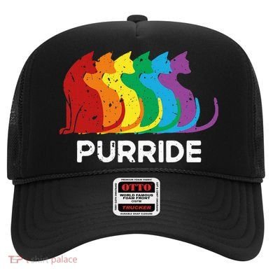 Purride Cat Pride Ally Lgbt Community Rainbow Pride Hat