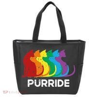 Purride Cat Pride Ally Lgbt Community Rainbow Pride Tote Bag thumb 0