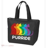 Purride Cat Pride Ally Lgbt Community Rainbow Pride Tote Bag thumb 3