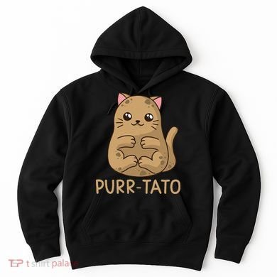 Purrtato Cat Potato Cat Lover Idaho Potatoes Hoodie