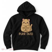 Purrtato Cat Potato Cat Lover Idaho Potatoes Hoodie thumb 0