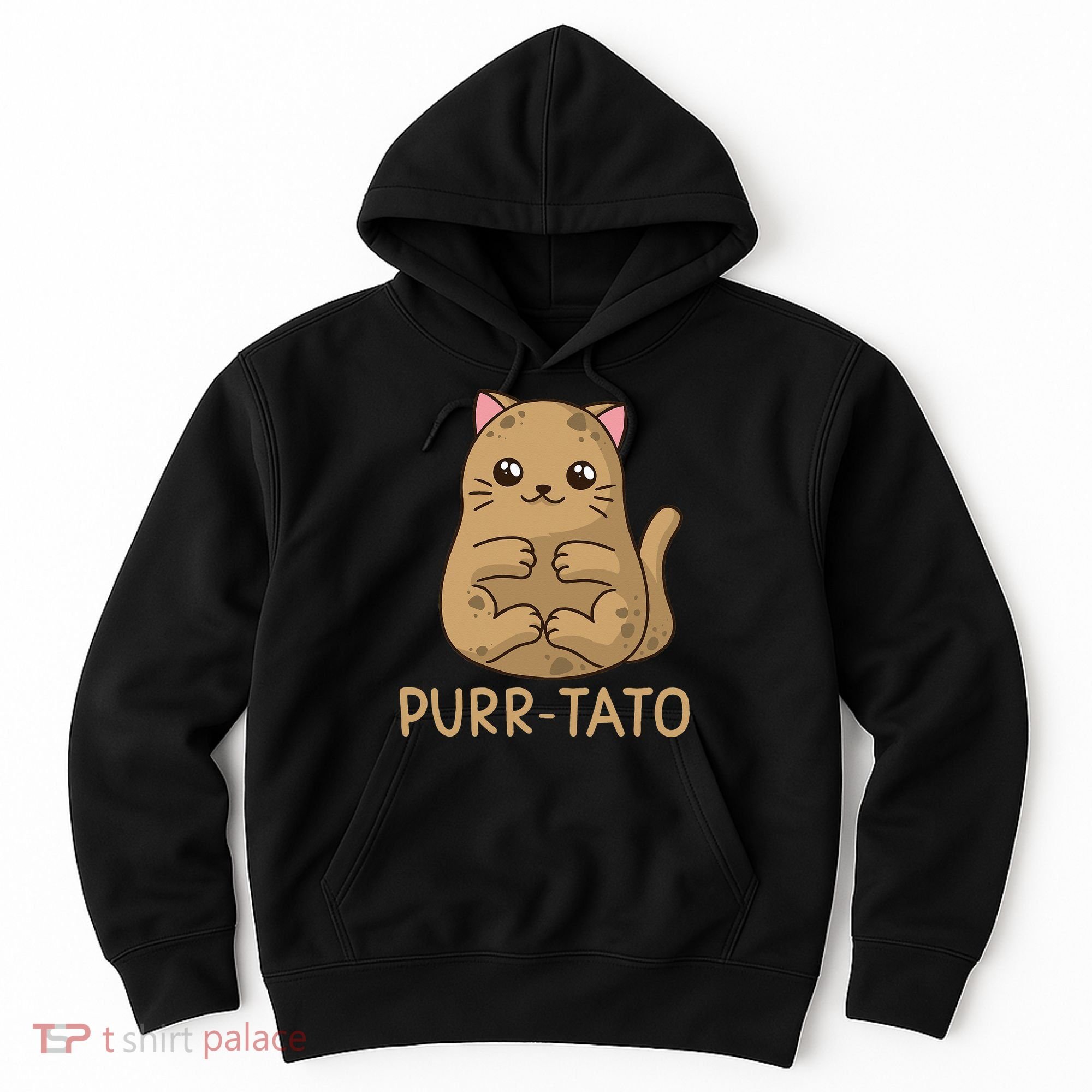 Purrtato Cat Potato Cat Lover Idaho Potatoes Hoodie