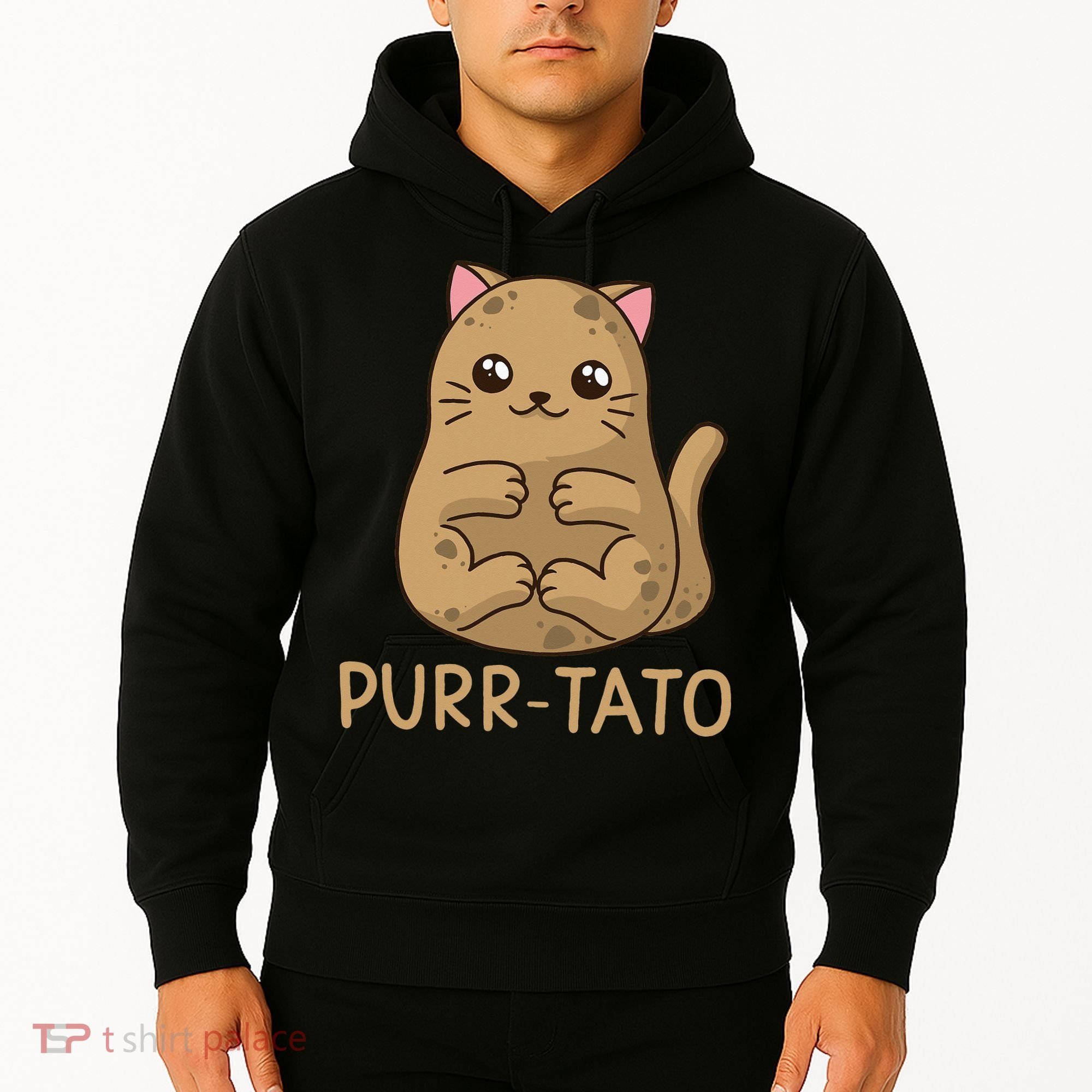 Purrtato Cat Potato Cat Lover Idaho Potatoes Hoodie