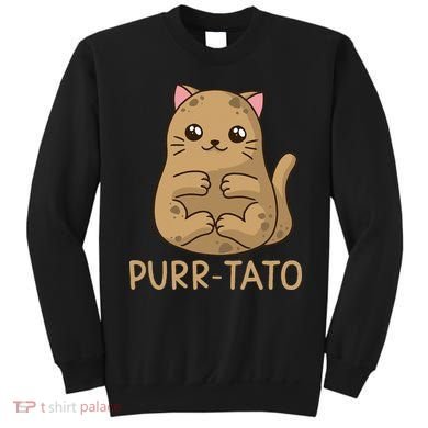 Purrtato Cat Potato Cat Lover Idaho Potatoes Sweatshirt
