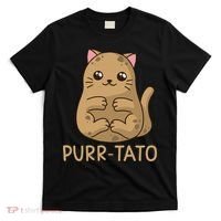 Purrtato Cat Potato Cat Lover Idaho Potatoes T-Shirt thumb 0