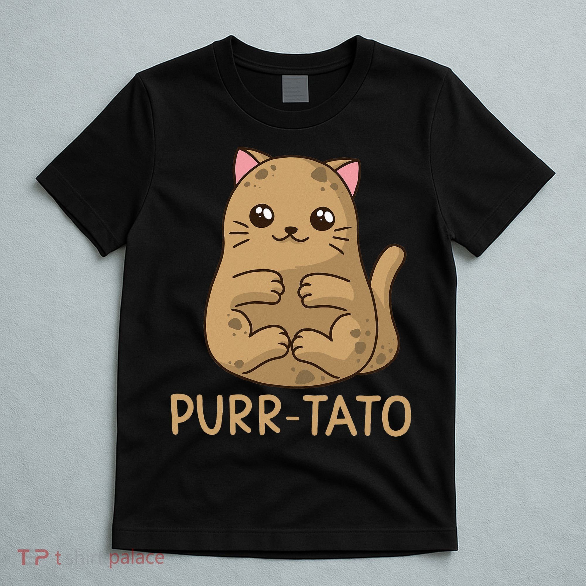 Purrtato Cat Potato Cat Lover Idaho Potatoes T-Shirt