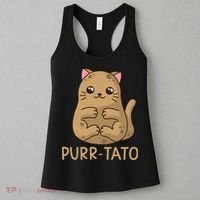 Purrtato Cat Potato Cat Lover Idaho Potatoes Women's Tank Top thumb 3