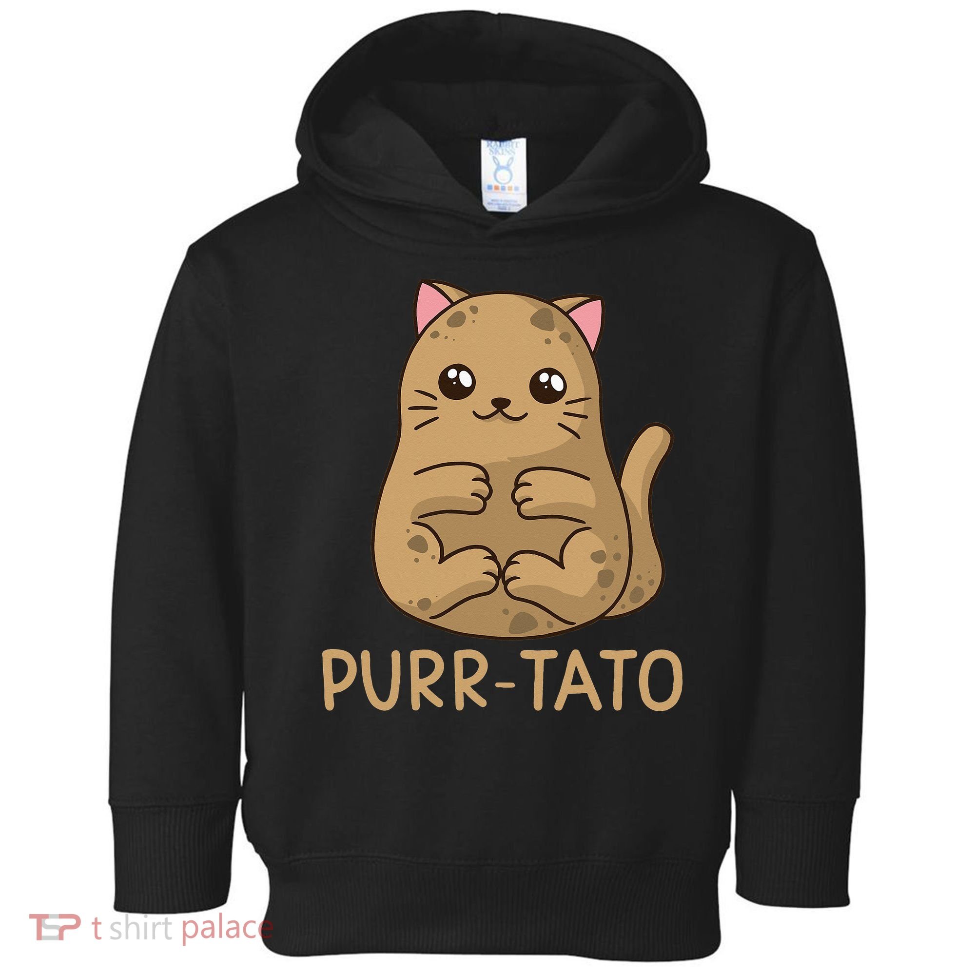 Purrtato Cat Potato Cat Lover Idaho Potatoes Toddler Hoodie