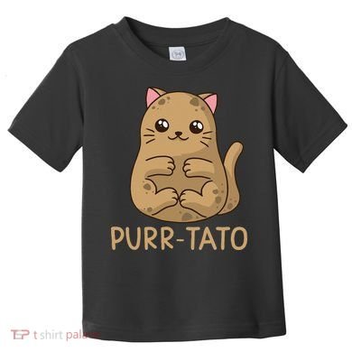 Purrtato Cat Potato Cat Lover Idaho Potatoes Toddler T-Shirt