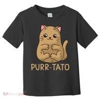 Purrtato Cat Potato Cat Lover Idaho Potatoes Toddler T-Shirt thumb 0
