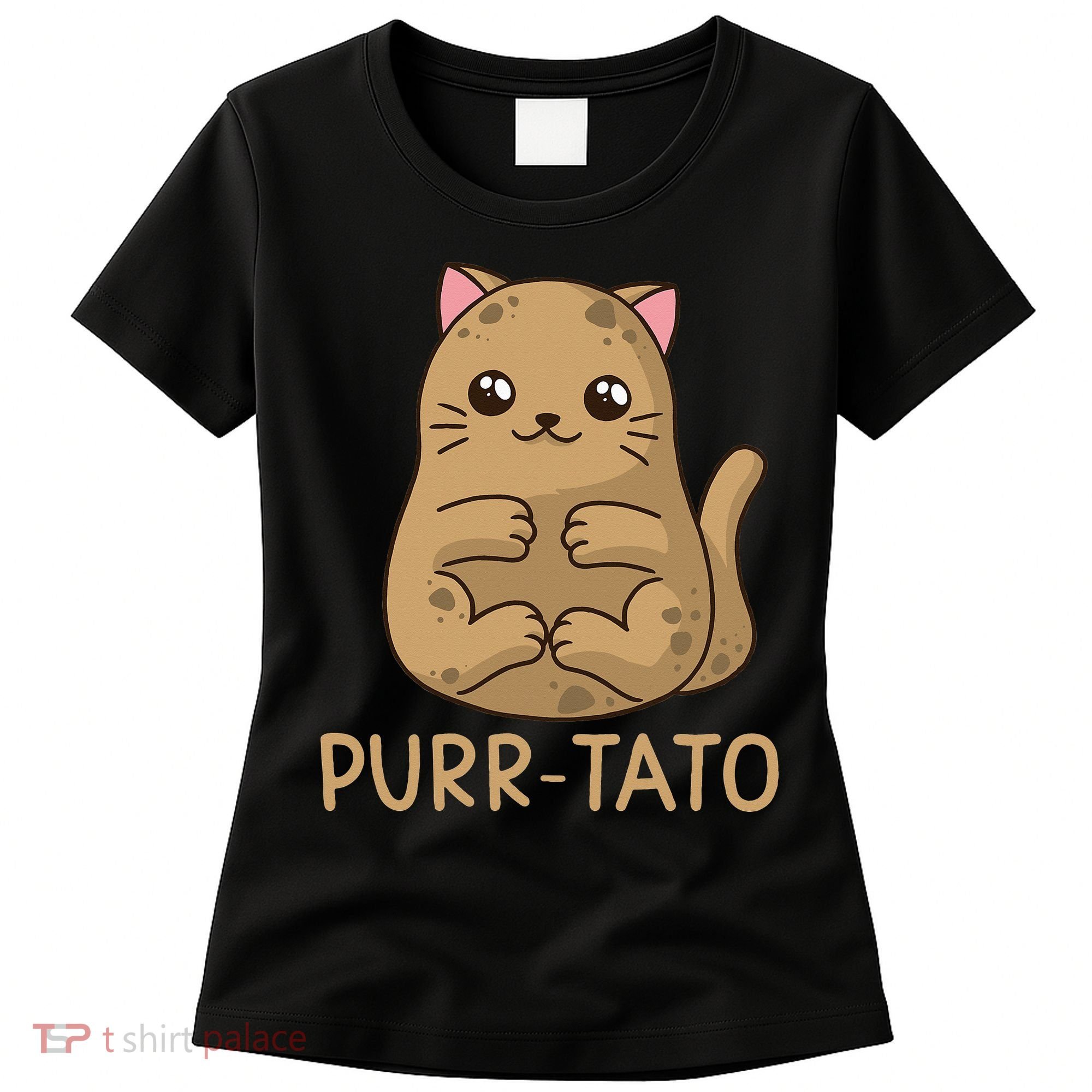 Purrtato Cat Potato Cat Lover Idaho Potatoes Women's T-Shirt