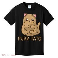 Purrtato Cat Potato Cat Lover Idaho Potatoes Kids T-Shirt thumb 0