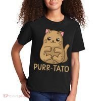 Purrtato Cat Potato Cat Lover Idaho Potatoes Kids T-Shirt thumb 2