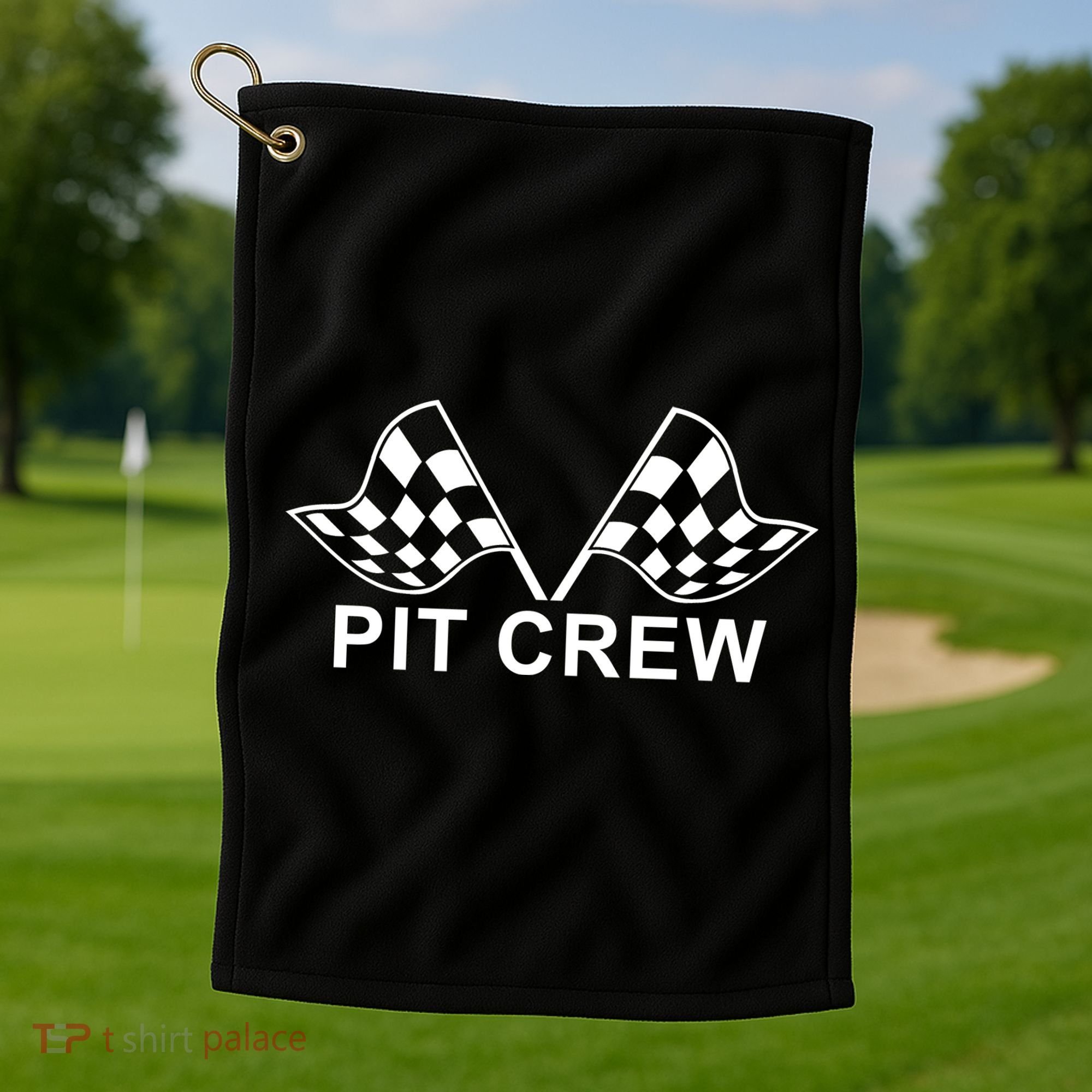 Pit Crew Golf Towel