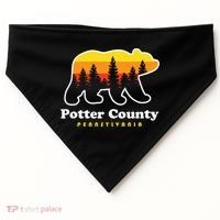 Potter County Pennsylvania Susquehannock State Forest Bear USA-Made Doggie Bandana thumb 0