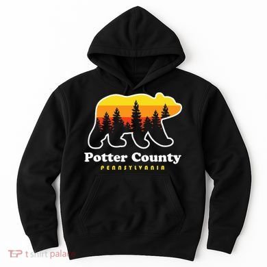 Potter County Pennsylvania Susquehannock State Forest Bear Hoodie
