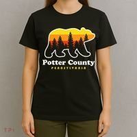 Potter County Pennsylvania Susquehannock State Forest Bear T-Shirt thumb 4