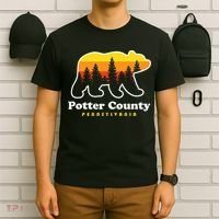 Potter County Pennsylvania Susquehannock State Forest Bear T-Shirt thumb 6