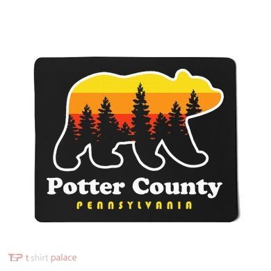 Potter County Pennsylvania Susquehannock State Forest Bear Mousepad