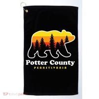 Potter County Pennsylvania Susquehannock State Forest Bear Golf Towel thumb 0