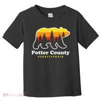 Potter County Pennsylvania Susquehannock State Forest Bear Toddler T-Shirt thumb 0