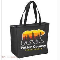 Potter County Pennsylvania Susquehannock State Forest Bear Tote Bag thumb 2