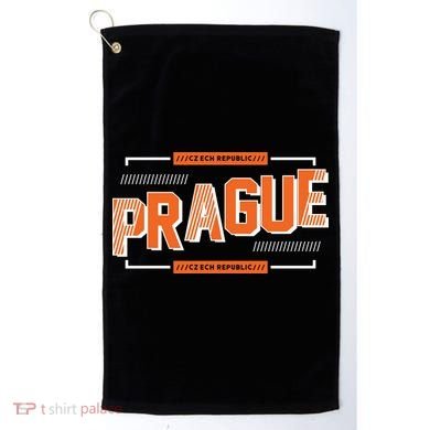 Prague Czech Golf Towel