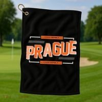 Prague Czech Golf Towel thumb 1