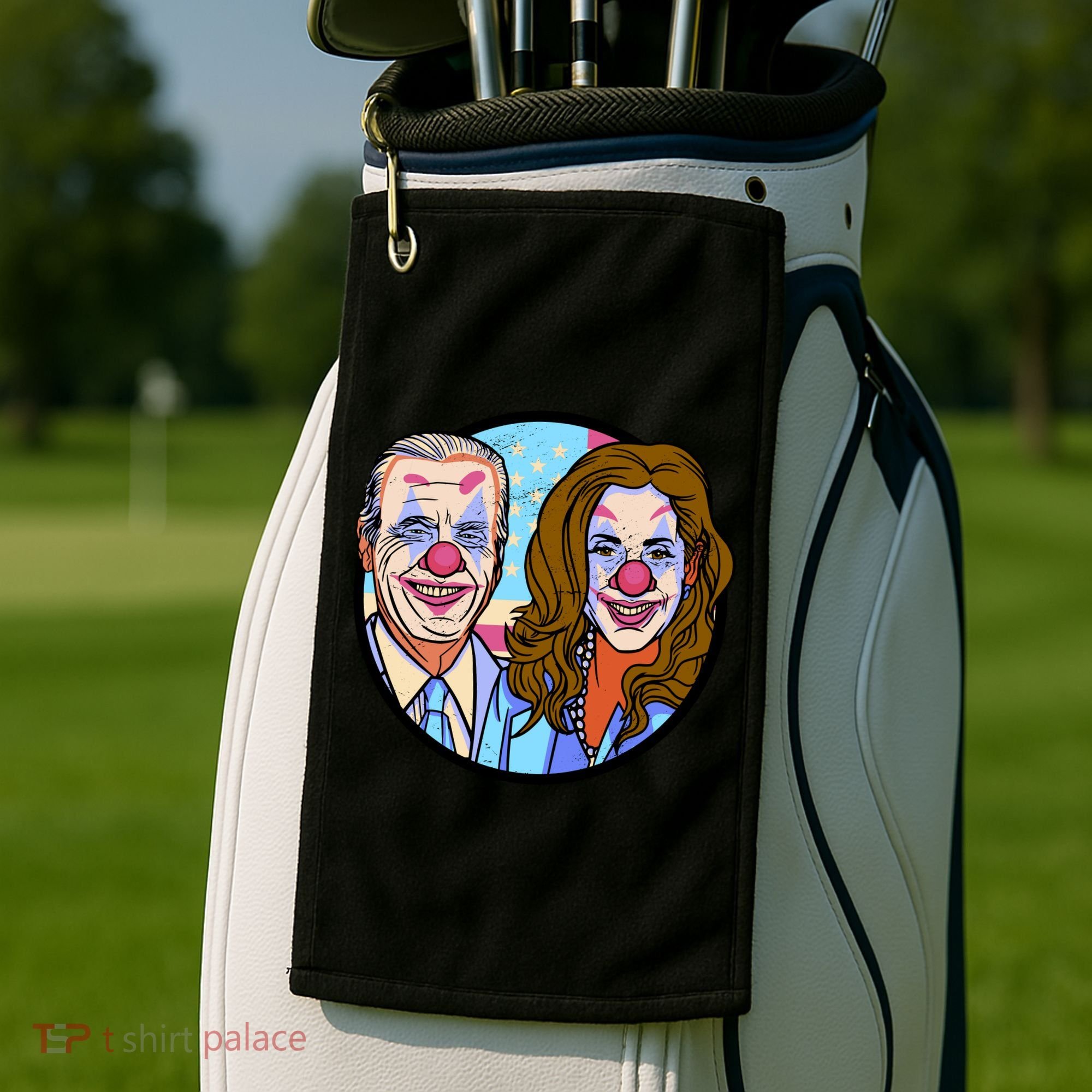 Political Clowns Golf Towel