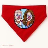 Political Clowns USA-Made Doggie Bandana thumb 0