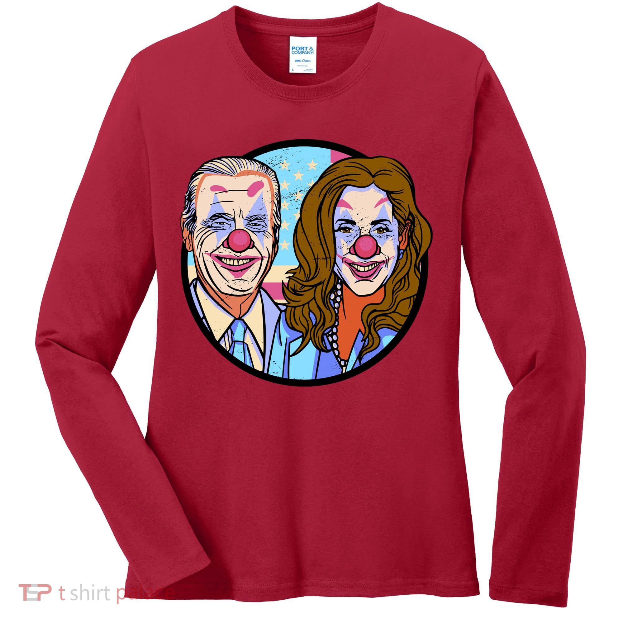 Political Clowns Women's Long Sleeve Shirt