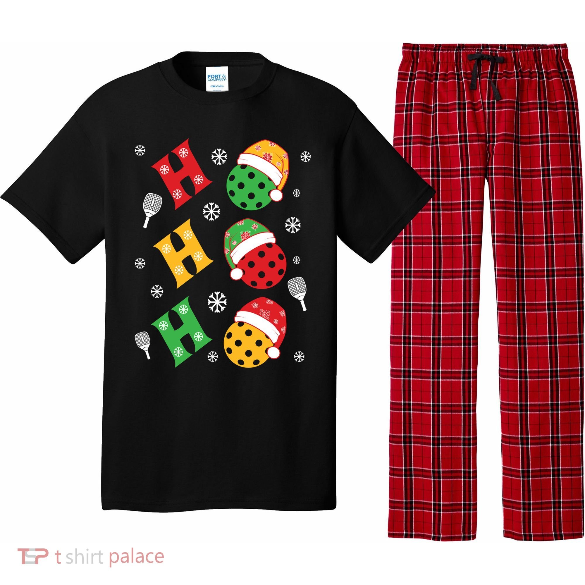 Pickleball Christmas Pickleball Lover Gift Pajama Set