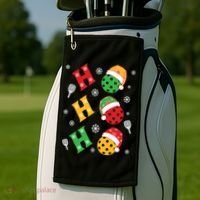 Pickleball Christmas Pickleball Lover Gift Golf Towel thumb 2