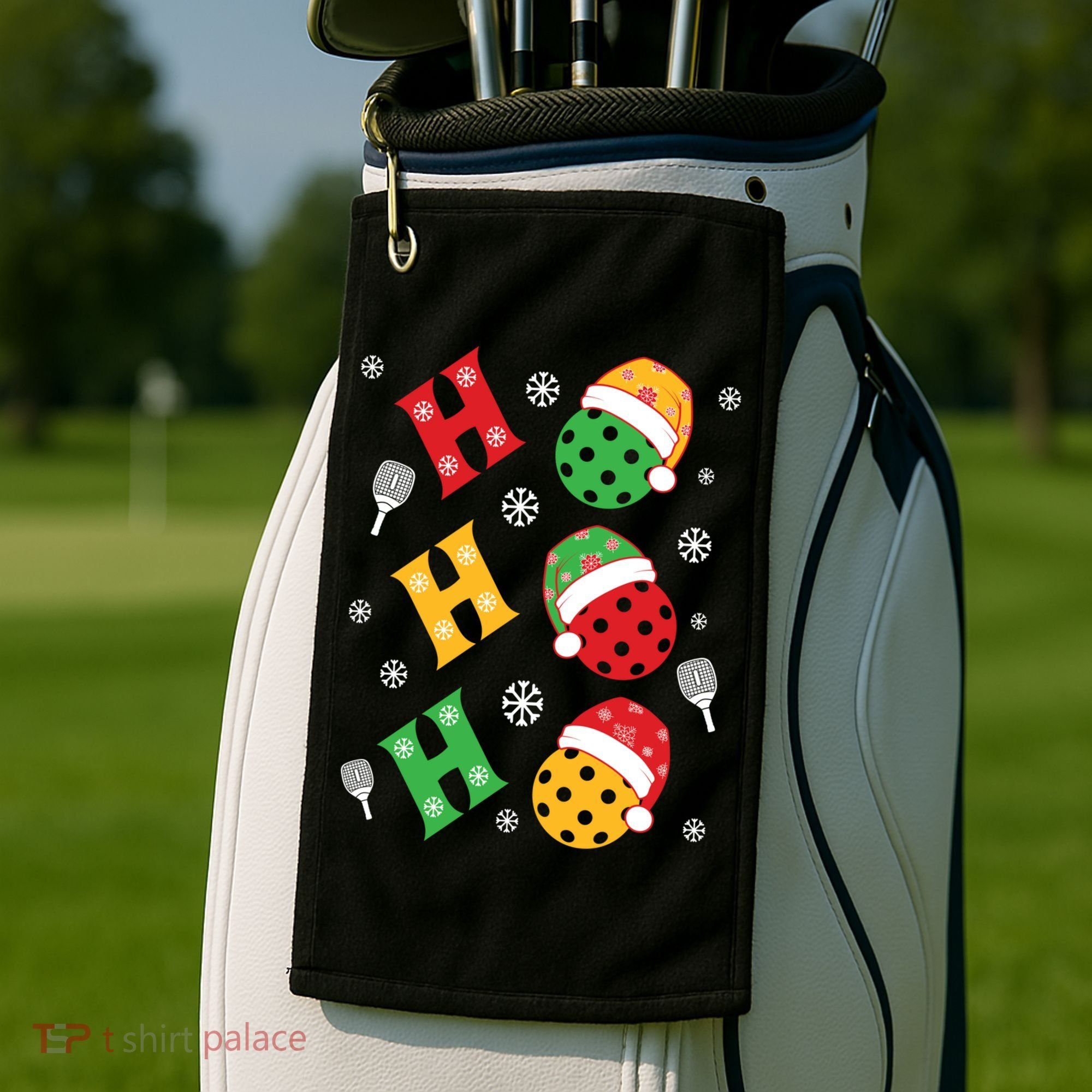Pickleball Christmas Pickleball Lover Gift Golf Towel