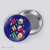 Pickleball Christmas Pickleball Lover Gift Button thumb 0