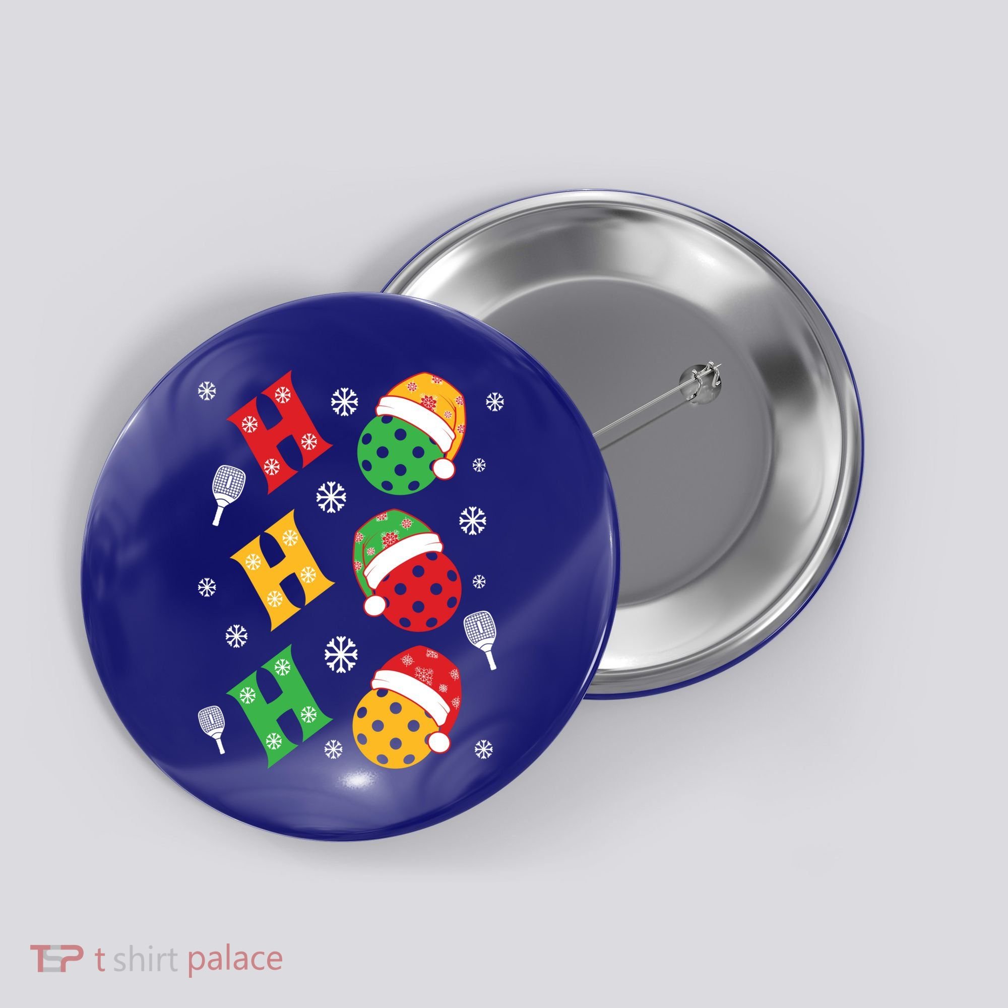 Pickleball Christmas Pickleball Lover Gift Button