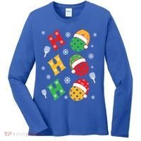 Pickleball Christmas Pickleball Lover Gift Women's Long Sleeve Shirt thumb 0