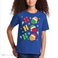 Pickleball Christmas Pickleball Lover Gift Kids T-Shirt thumb 2