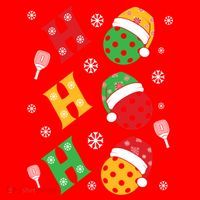 Pickleball Christmas Pickleball Lover Gift Santa Hat thumb 1