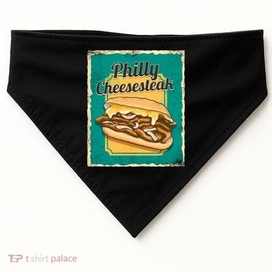 Philly Cheesesteak USA-Made Doggie Bandana