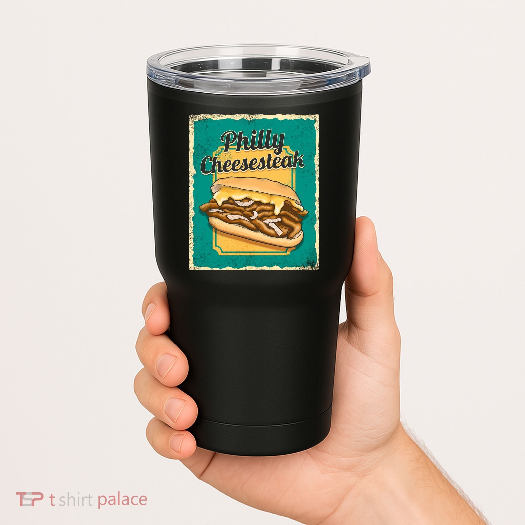Philly Cheesesteak Tumbler