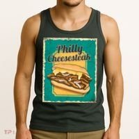 Philly Cheesesteak Tank Top thumb 3