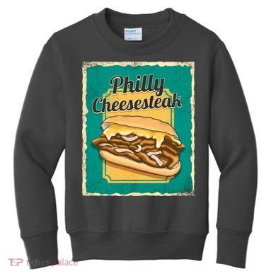 Philly Cheesesteak Kids Sweatshirt