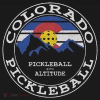 Pickleball Colorado Pickle Ball With Altitude Pickleball T-Shirt thumb 7