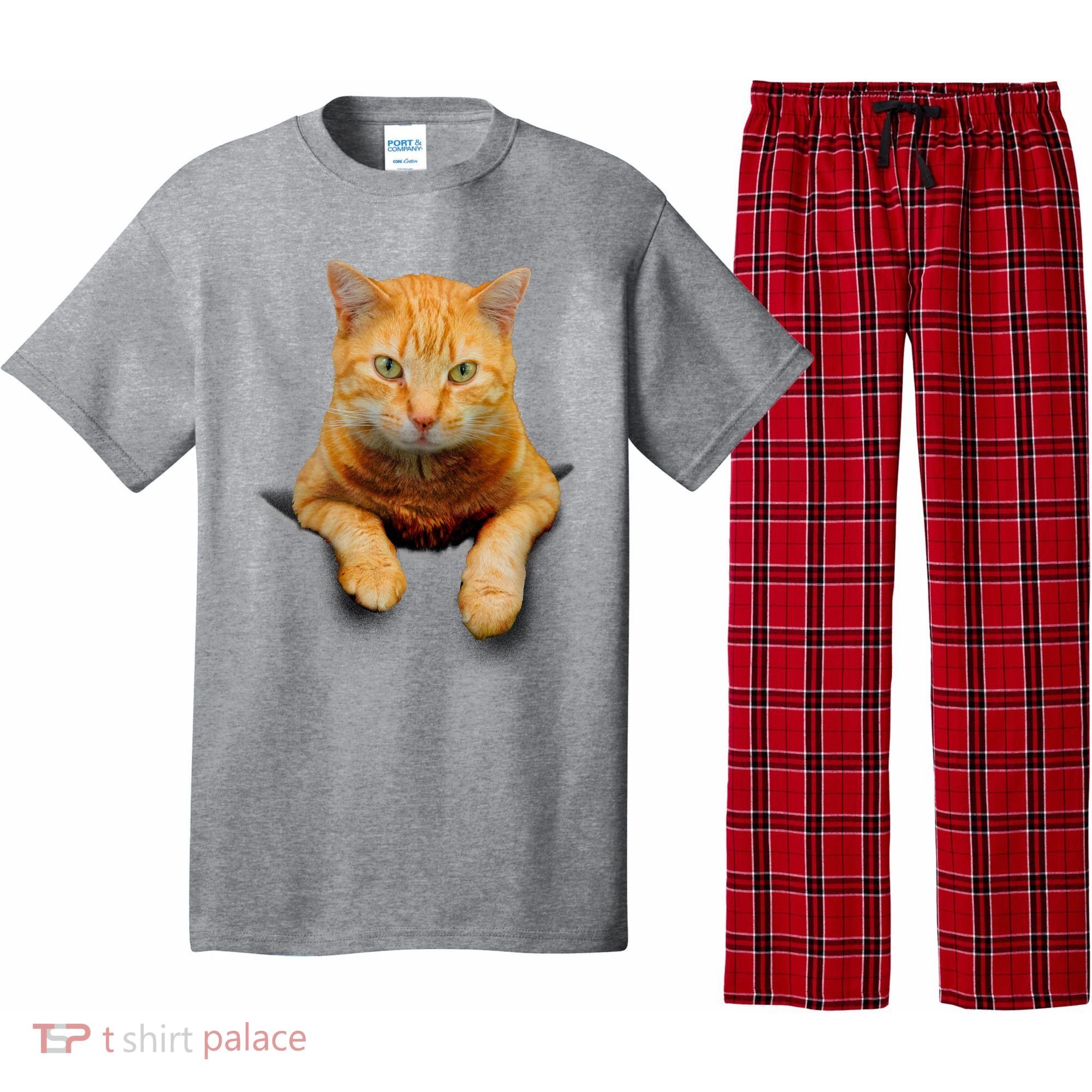 Pocket Cat Pajama Set