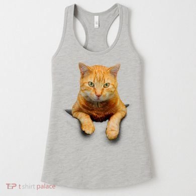 Pocket Cat Women's Tank Top