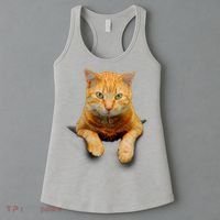 Pocket Cat Women's Tank Top thumb 3