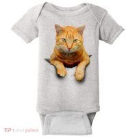 Pocket Cat Baby Bodysuit thumb 0
