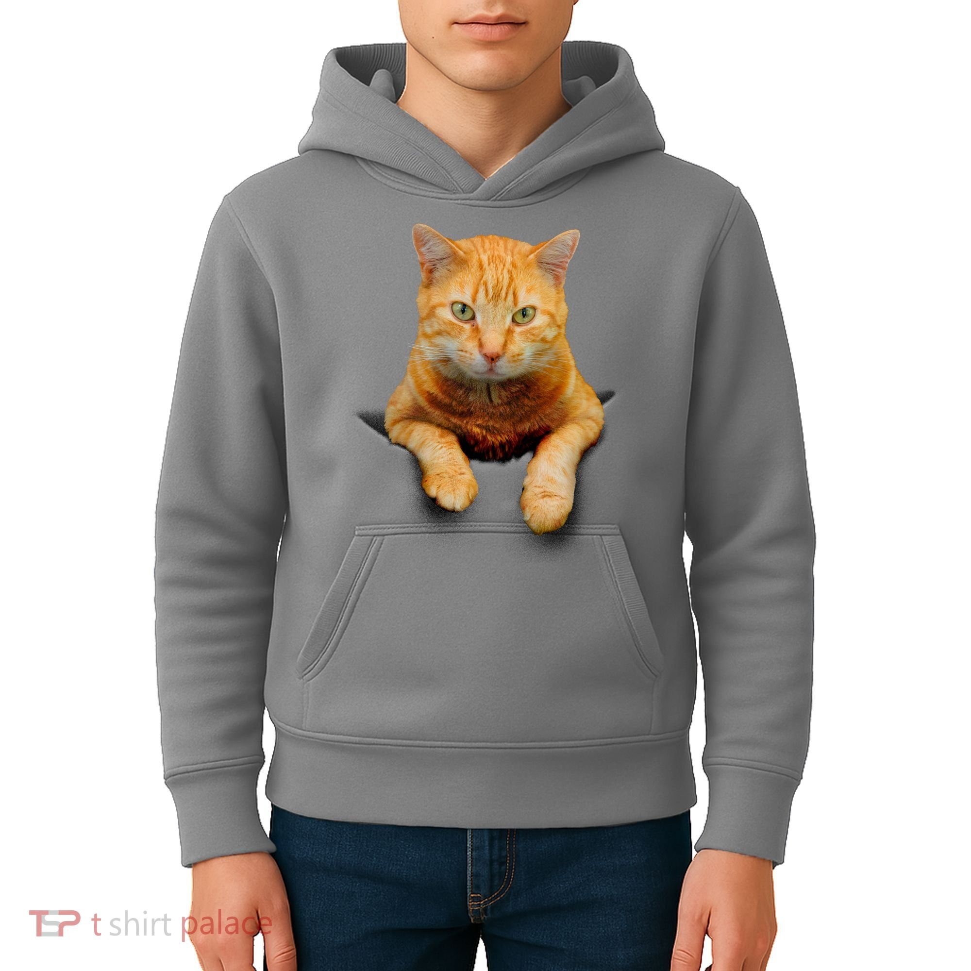 Pocket Cat Kids Hoodie